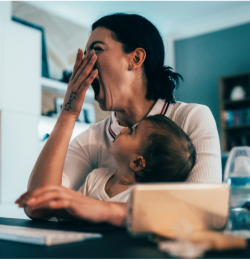 tired mum